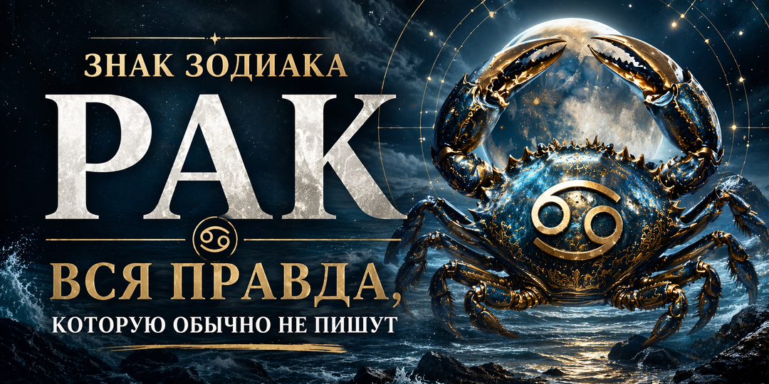 Знак зодиака Рак: вся правда, которую обычно не пишут