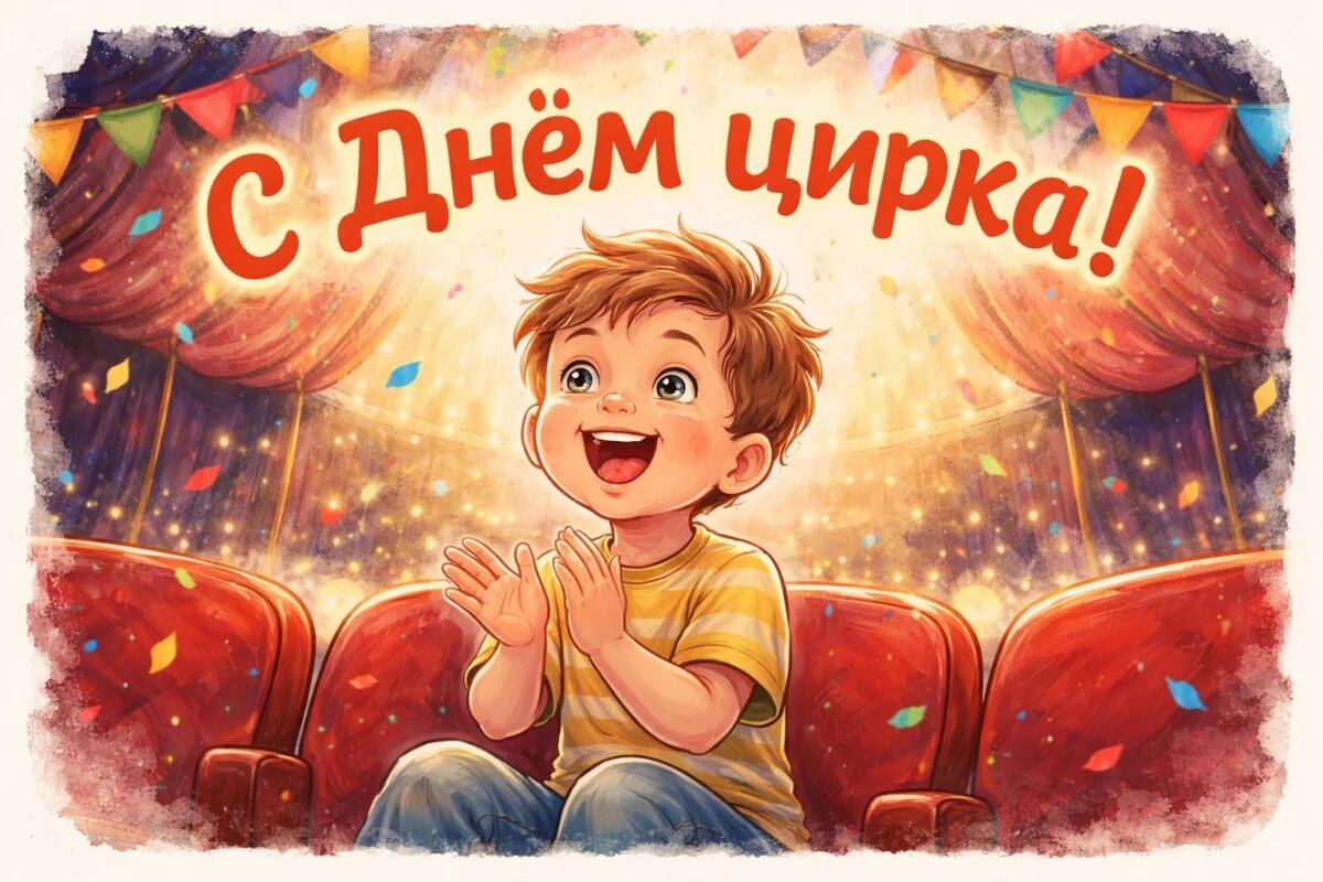    Открытки с Днём цирка.