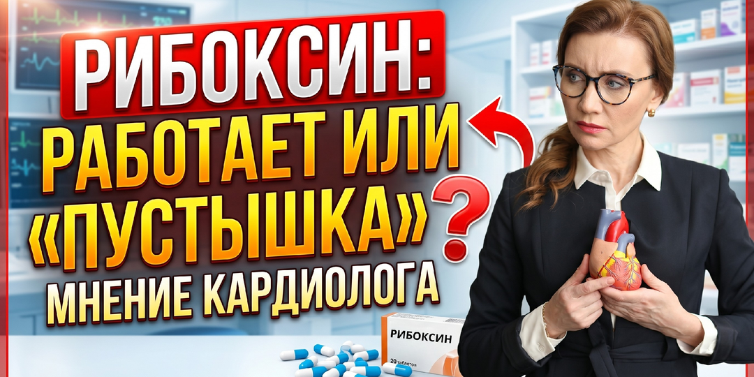 Рибоксин: работает или «пустышка»? Мнение кардиолога