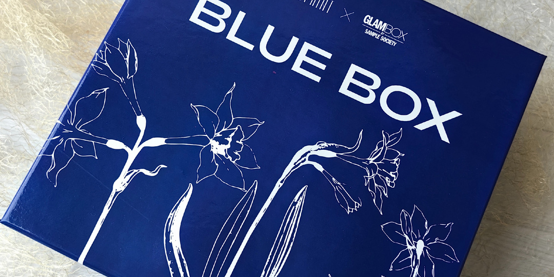 "Blue Box": коробочка с косметикой от "GlamBox" & "Blue Print" (март 2026г, Deluxe версия).