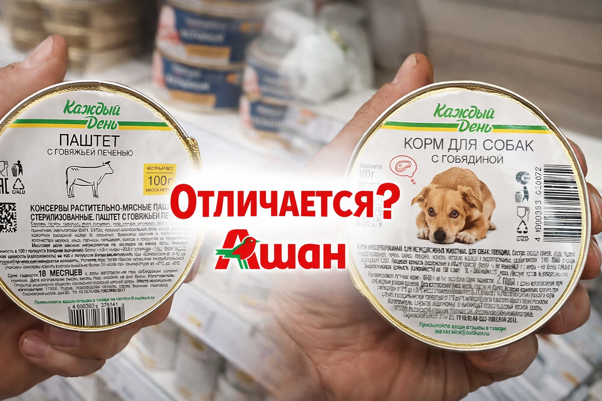 Паштет vs Корм для собак