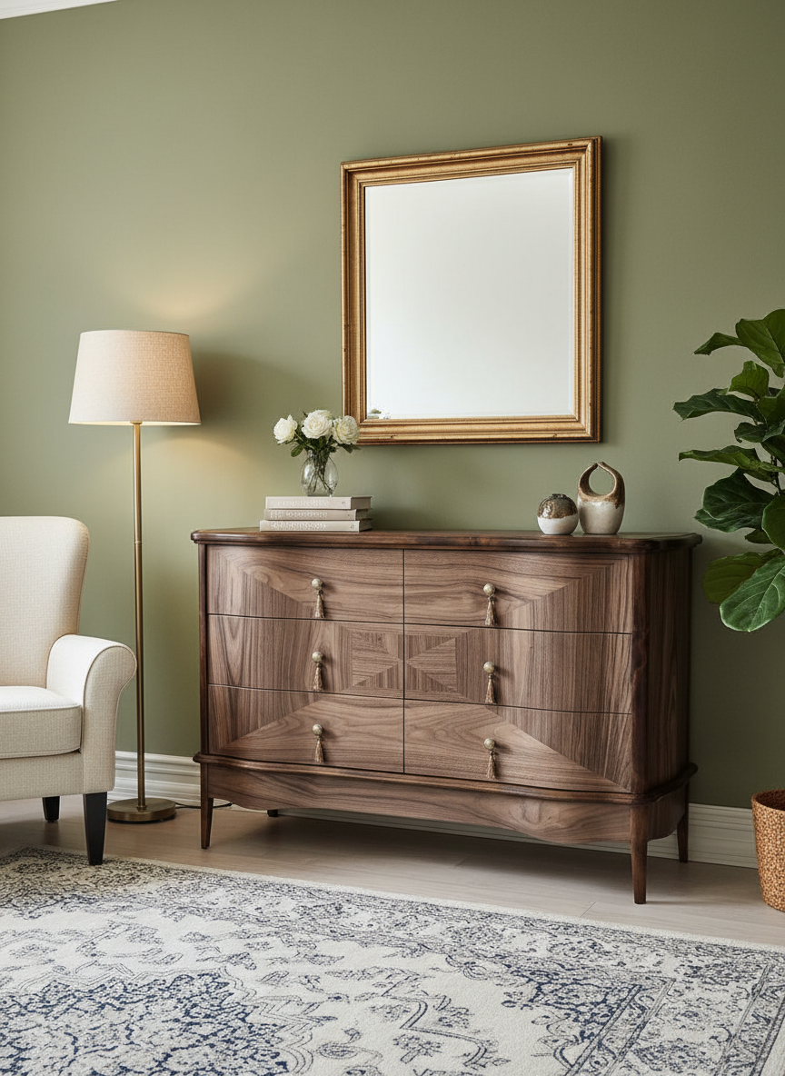 комод из массива дерева