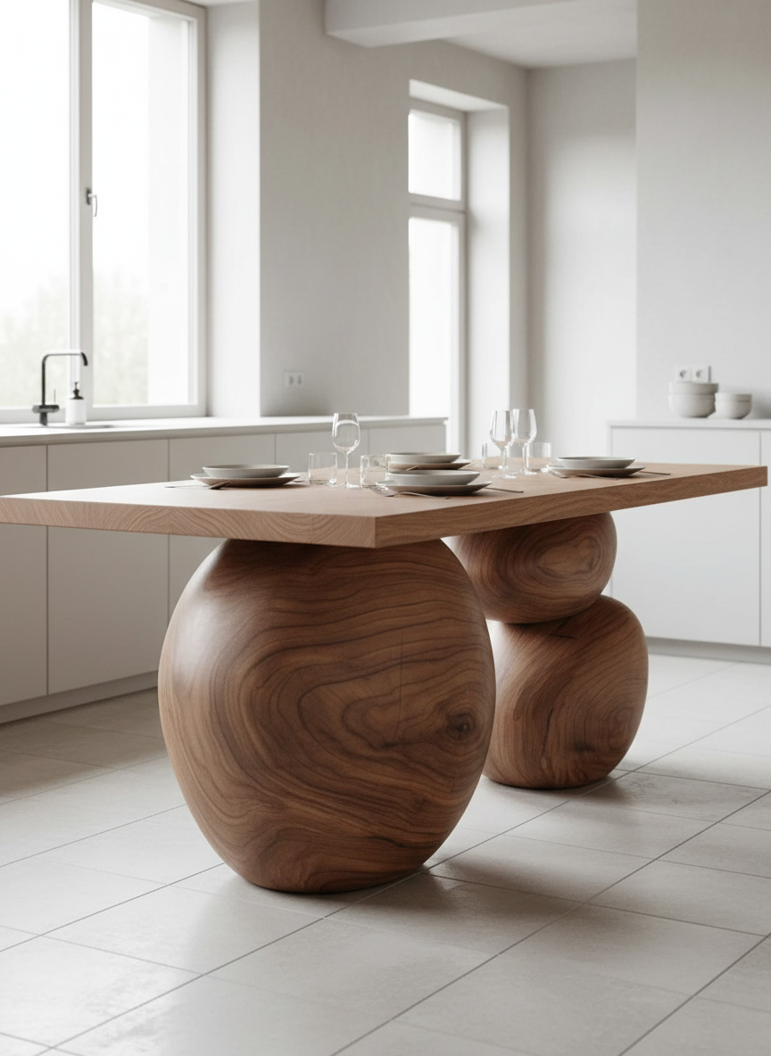 Стол кухонный из массива под заказ