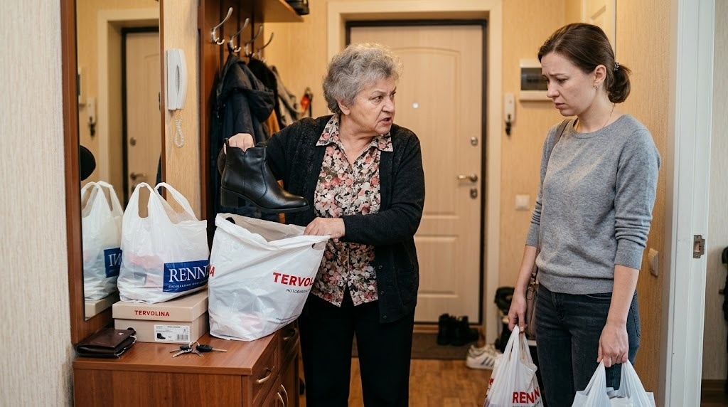 Ты купила себе сапоги, а мне нет