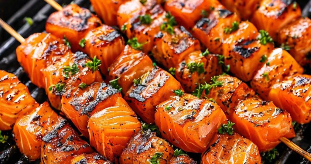 Шашлык из сёмги