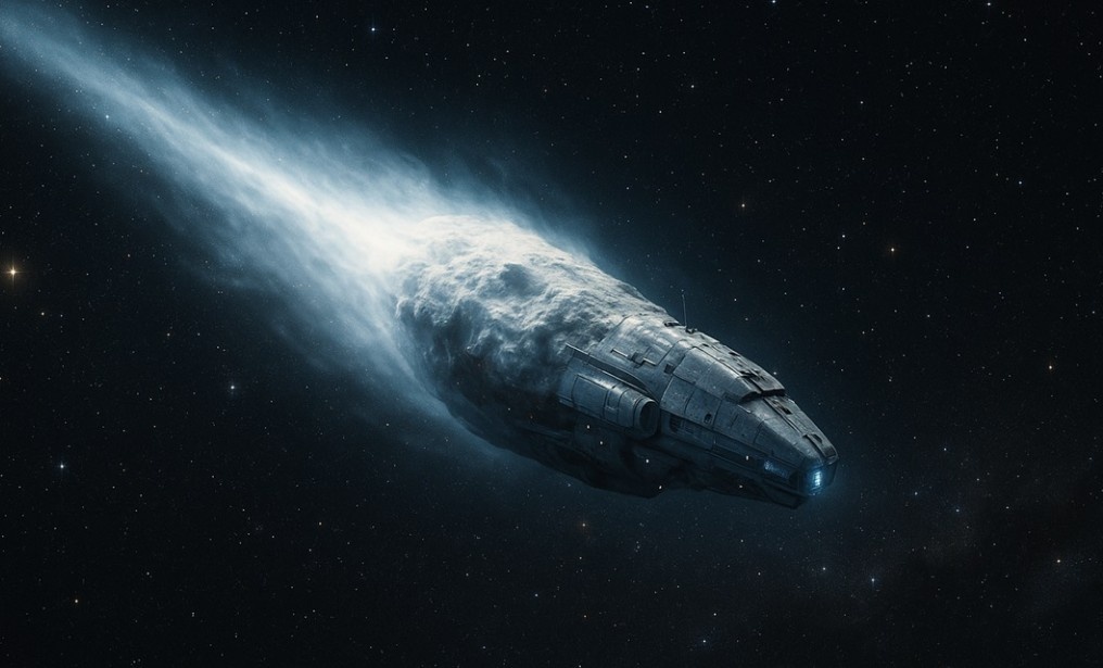 Изображение: предположительный облик  3I/ATLAS.  © Freepik
