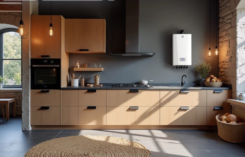 В «Лемакс» можно найти не только эффективный, но и эстетичный настенный котел. Он легко впишется в интерьер, а сплошная звукоизоляция обеспечит почти бесшумную работу