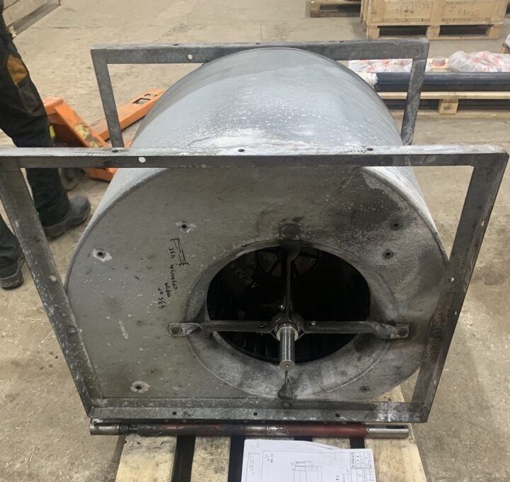 Промышленный вентилятор после ремонта