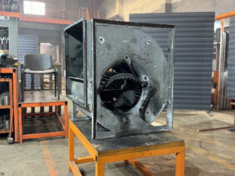 Разборка промышленного вентилятора