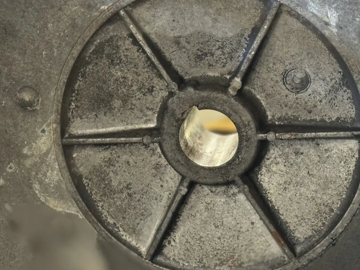 Демонтировали старый вал