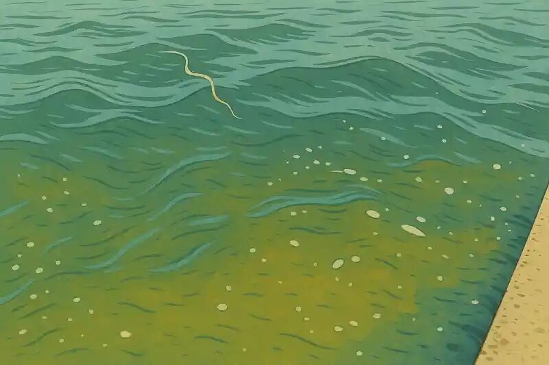 Мутная вода в Чёрном море после шторма. Не повод уходить домой – при правильной тактике рыба клюёт