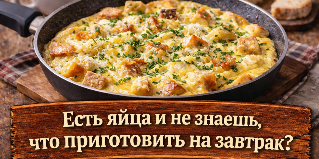 Есть яйца и не знаешь, что приготовить на завтрак? Делюсь простым рецептом, который всегда выручает
