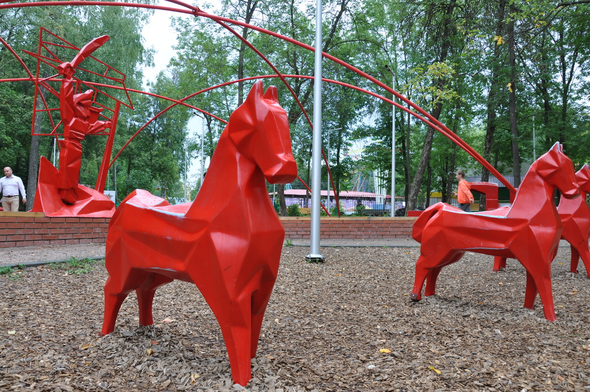 В парке Гайдара в Арзамасе