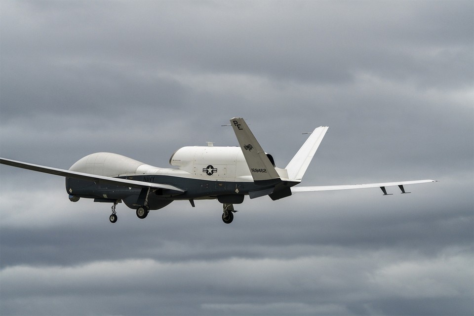   США перебросили в Европу разведывательный дрон MQ-4C Triton. Фото: Mitchell Austin / U.S Marines / Keystone Press Agency / Global Look Press