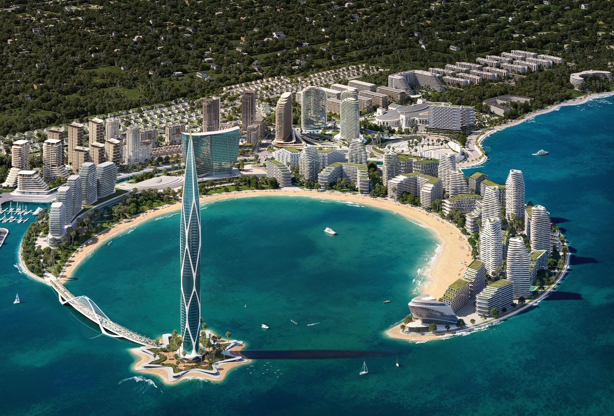 Полуостров Halfmoon (Полумесяц) в Sea Breeze