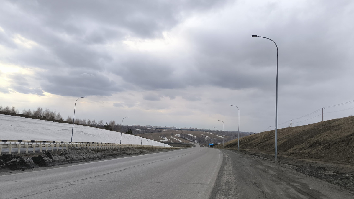 Любимое место для фотографирования. Поля почти оттаяли. Фото Олега Долгина 15.04.26