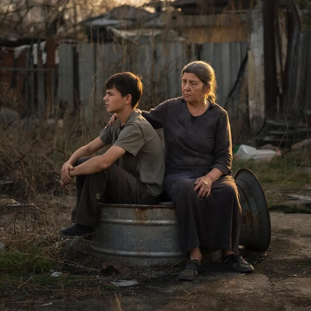Не такие они. Другие. Но Гигачату виднее. Так, поего мнению, мать и взрослый сын у разбитого корыта сидят