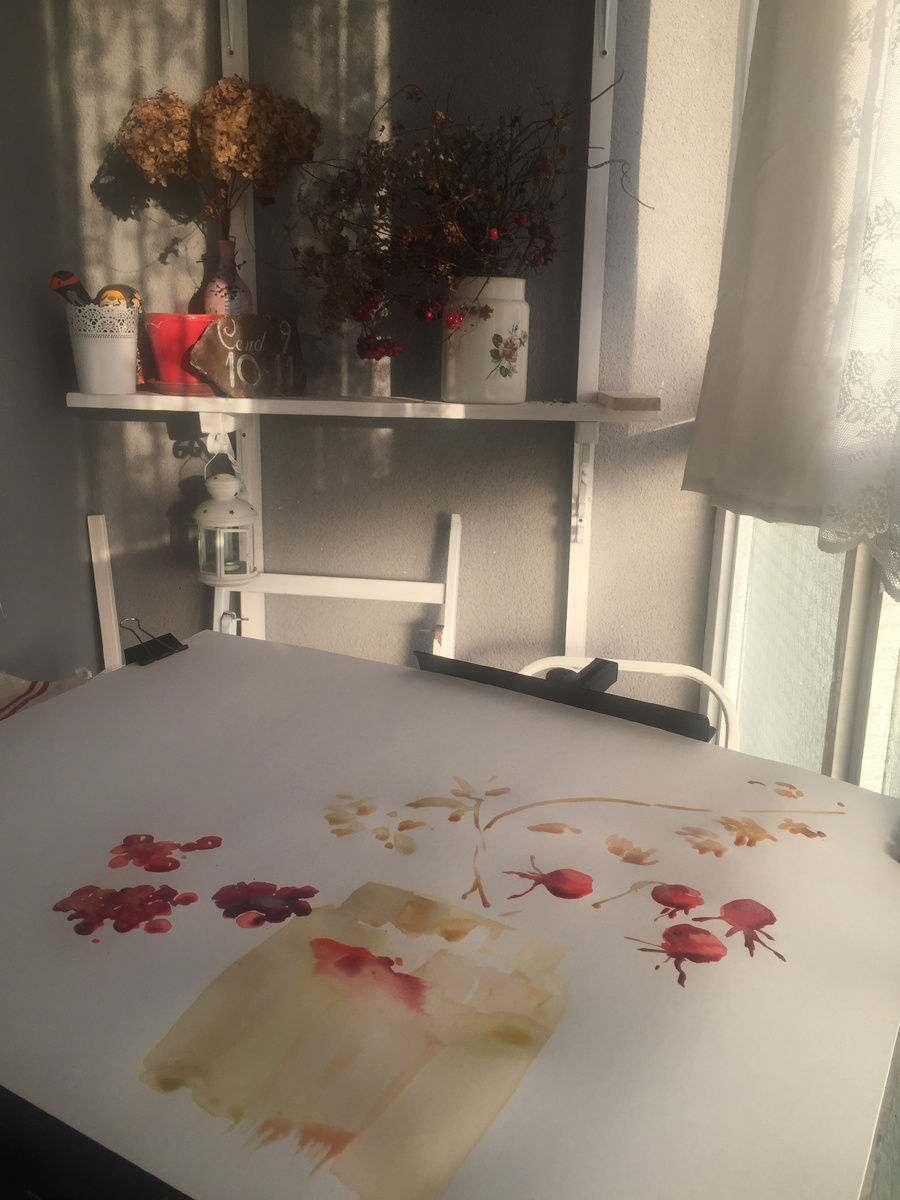 Мастерская на лоджии