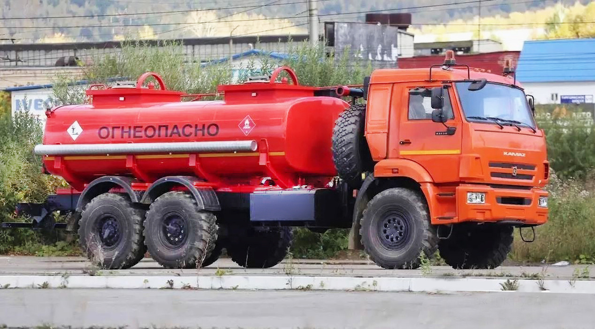 Топливозаправщик АТЗ 10м3 на шасси Камаз 43118