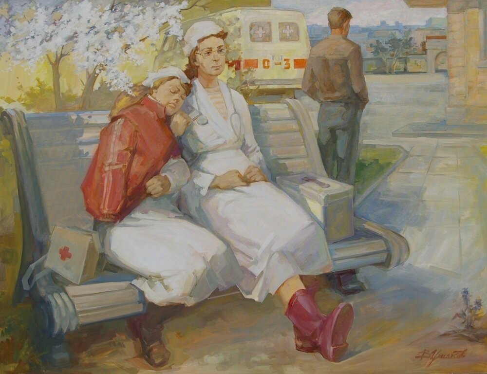 ДЕВУШКА СПРАВА - ВЫЛИТАЯ ДОКТОР, ЧТО ПРИЗЫВАЛА ПРАКТИКАНТОК - БЕРЕЧЬ ВОЛОСЫ. Открытый источник.