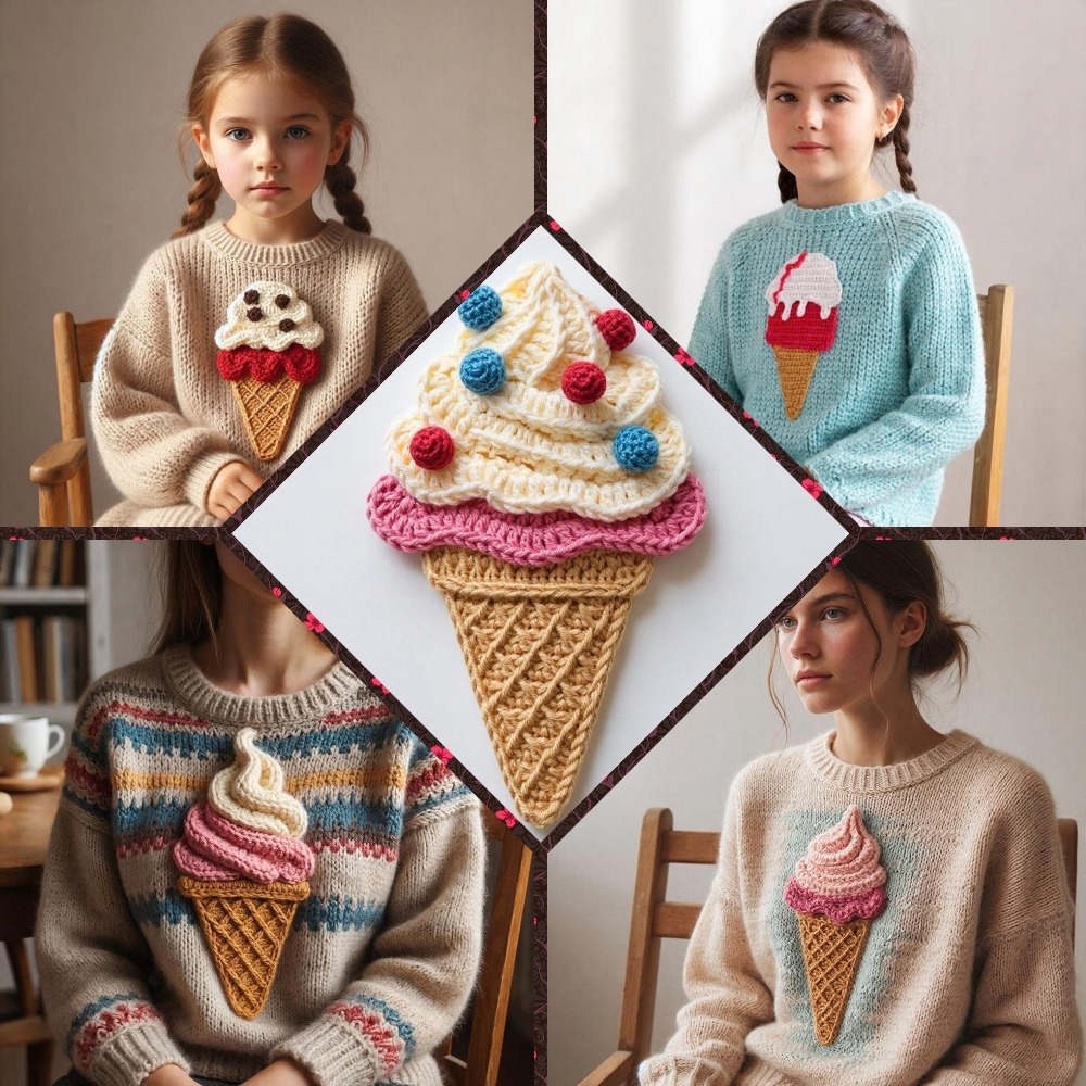 Коллаж автора канала Вязание для Вас