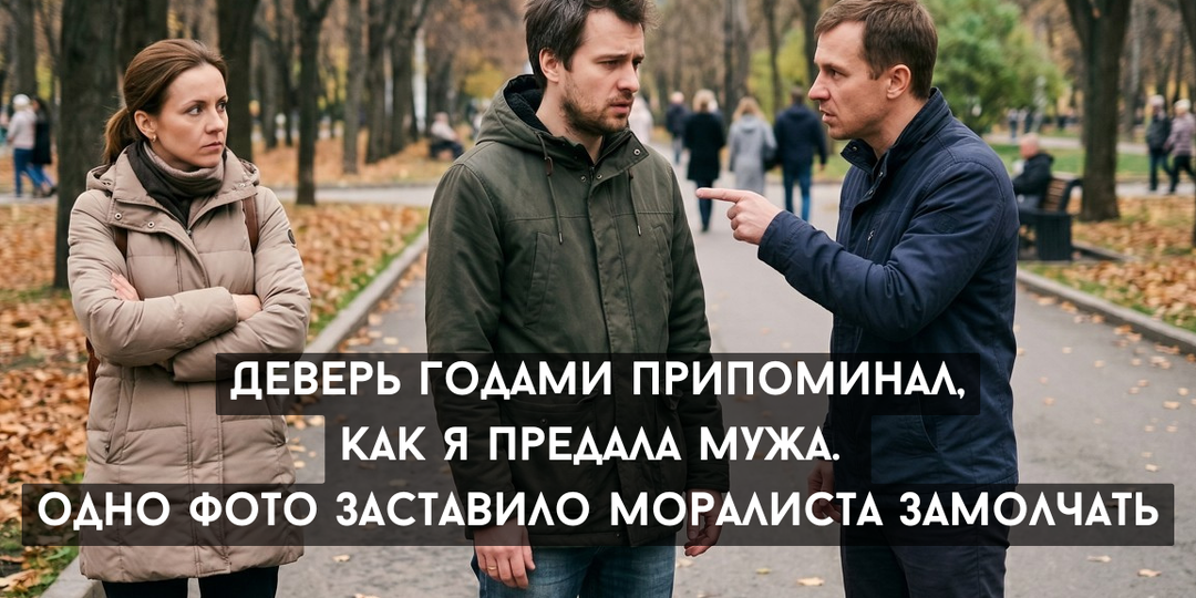 Деверь годами припоминал, как я предала мужа. Но одно фото заставило моралиста замолчать