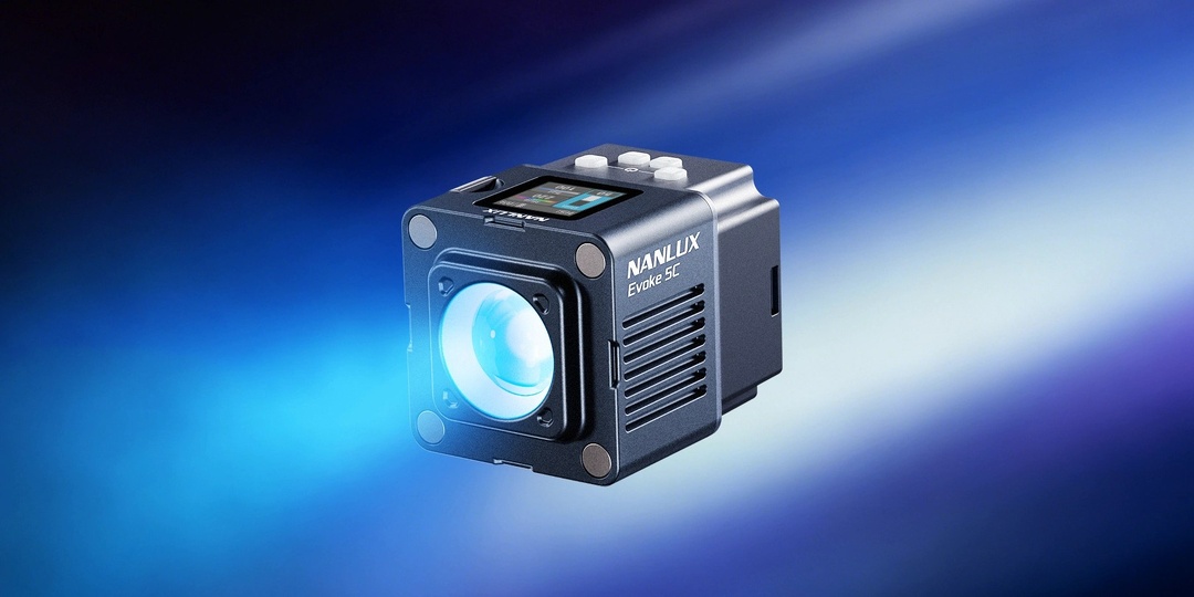 Nanlux Evoke 5C — компактный фонарь с диапазоном цветовой температуры 1000–20000К