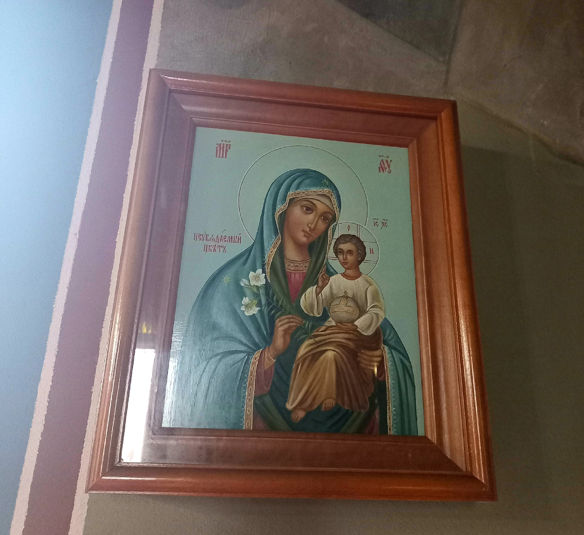 Красивый образ😍. А в храме Архангела Михаила на Девичьем поле другой🥰