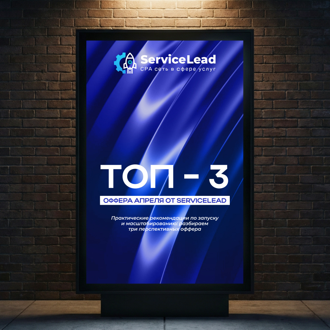 ТОП-3 оффера апреля от ServiceLead