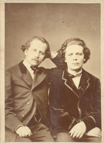 Николай и Антон Рубинштейны, 1870 год, Музей-усадьба Петра Чайковского, Воткинск, Республика Удмуртия © Public domain