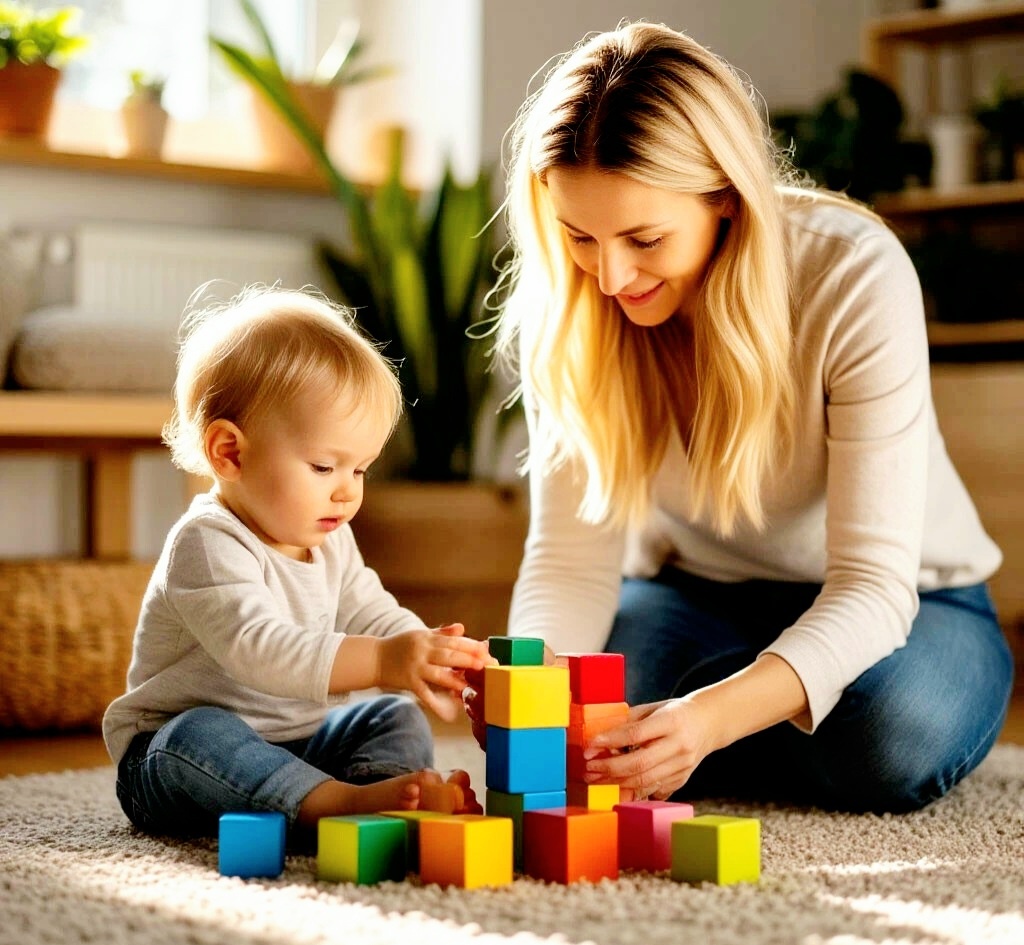 Ребенок повторяет за взрослым только на начальном этапе, дальше он стремиться действовать сам