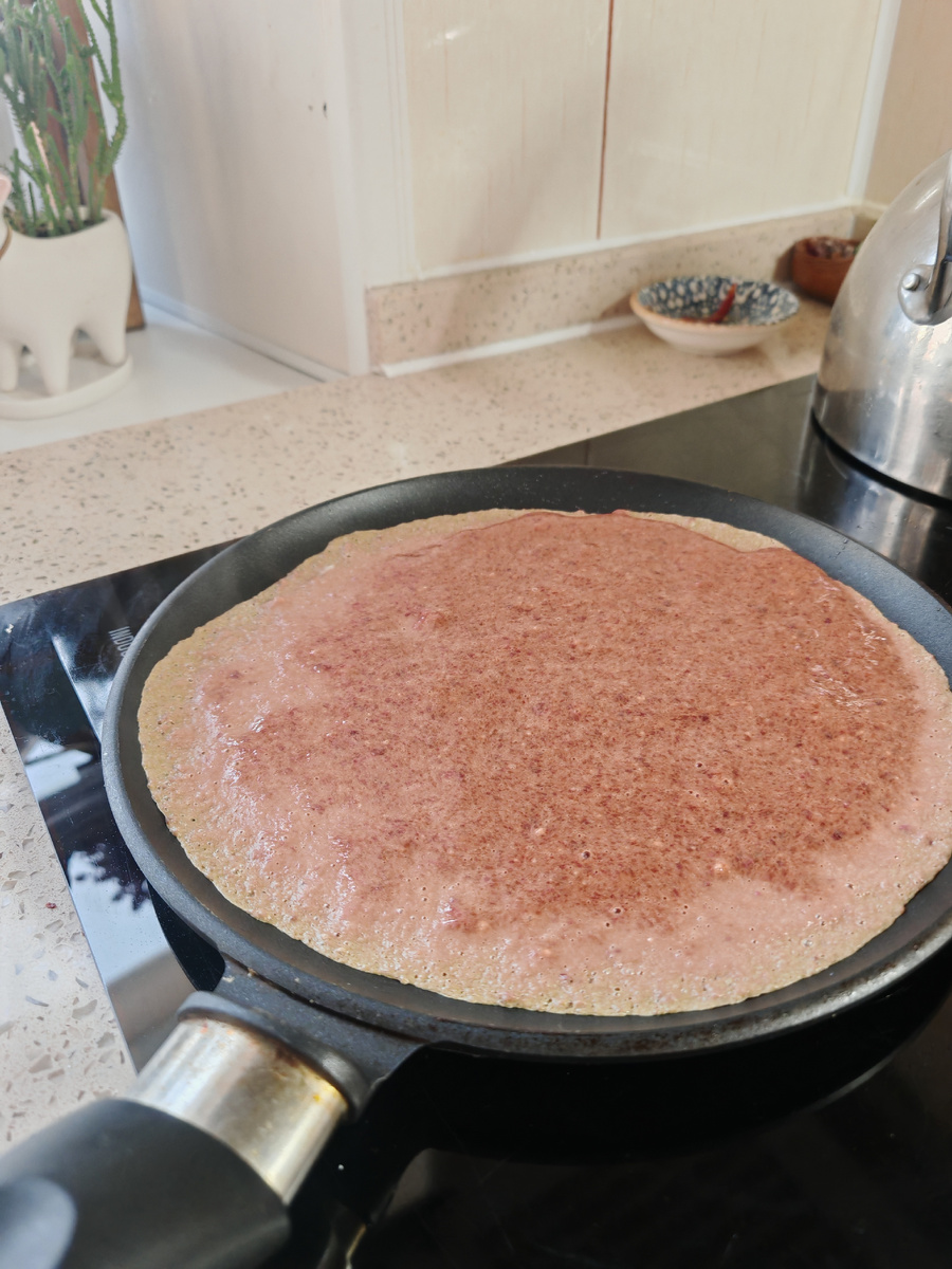 С одной стороны поджарили.