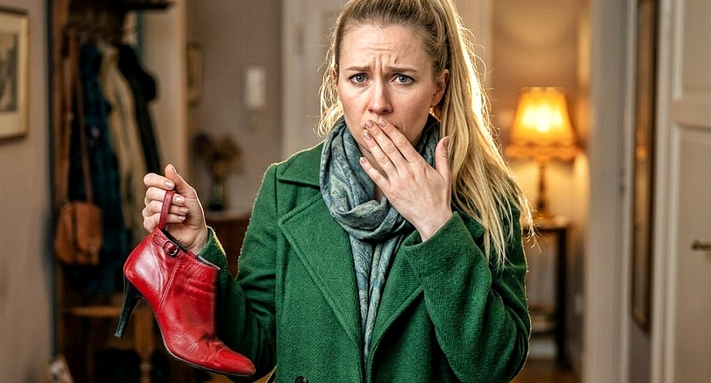 Вернувшись домой на день раньше, Юля нашла красные сапожки, а из спальни доносились "звуки"