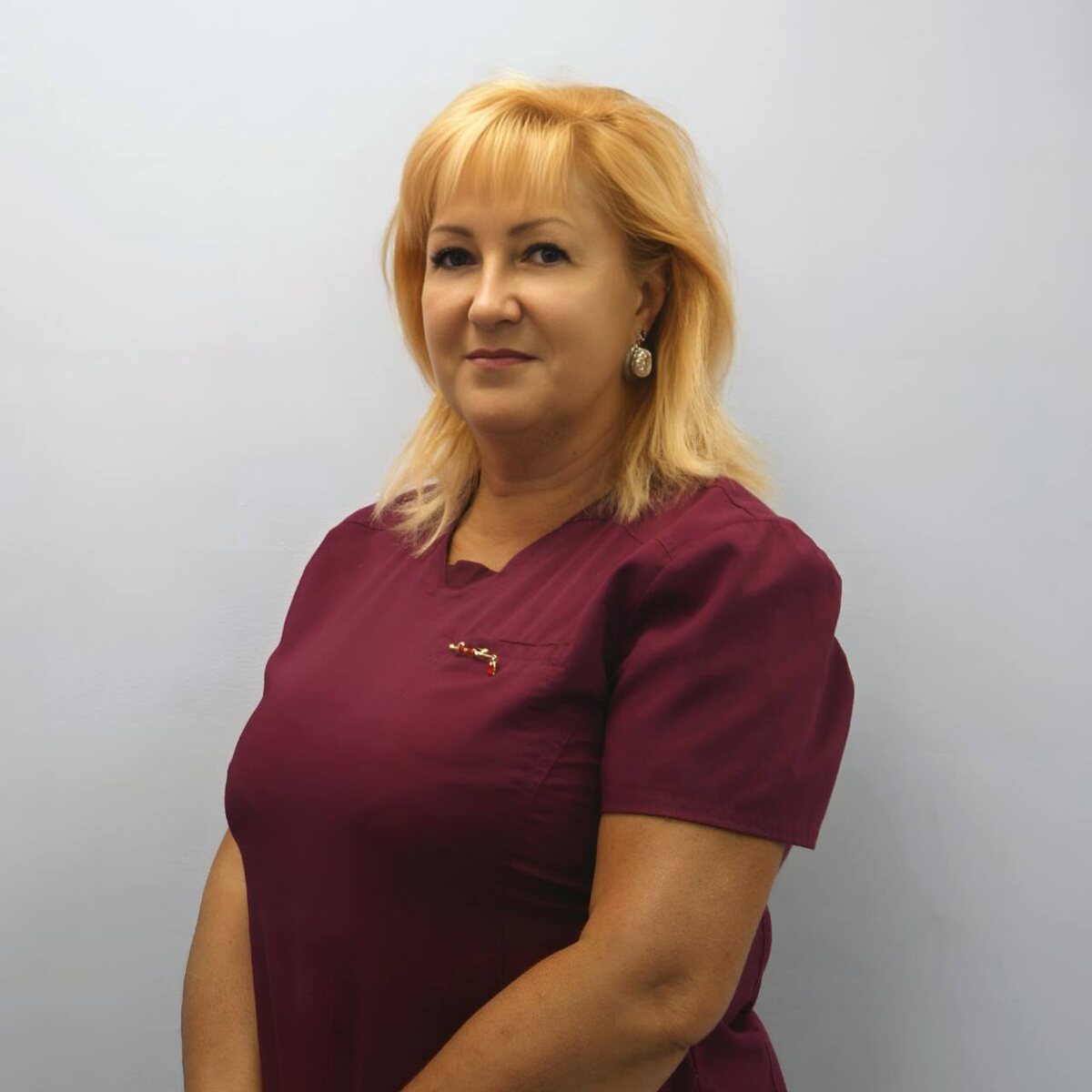 Медицинская сестра. Тишина Елена Алексеевна. Стаж: более 42 лет.