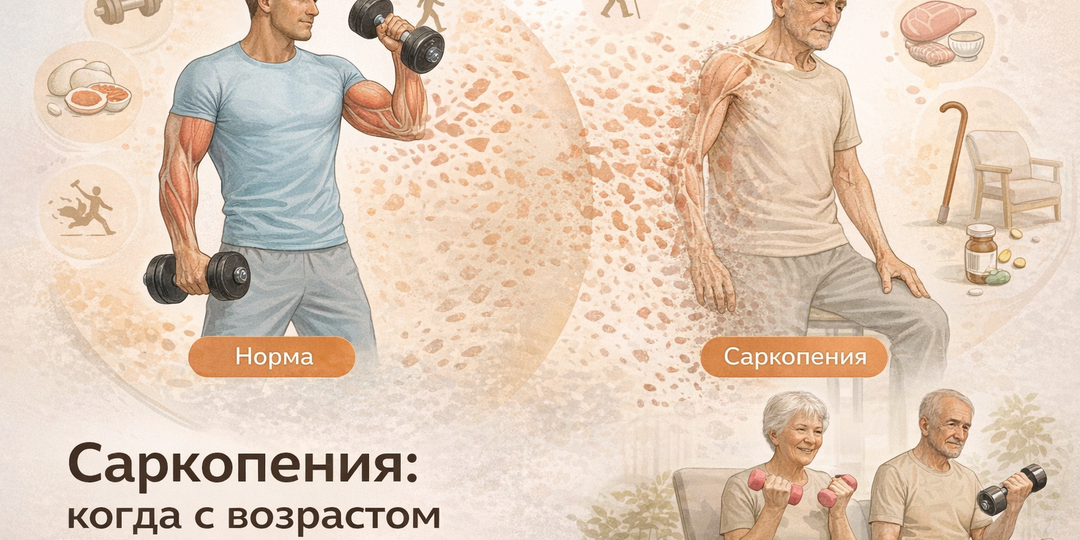 Саркопения: тихий убийца, который крадет нашу независимость. Как сохранить мышцы после 60