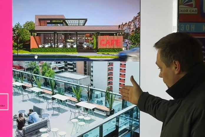    Кадр из видеоролика в ТГ-канале Дмитрия Махини