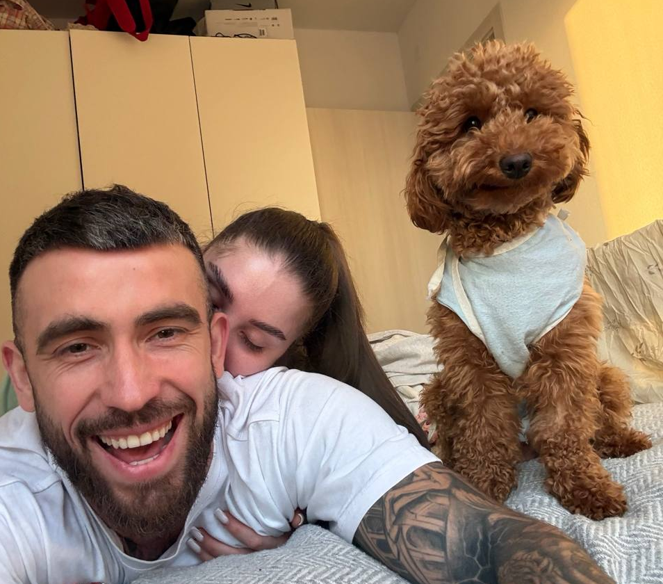 Игорь, Катя и Оливка (фото из Telegram)