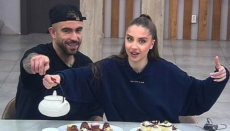 Игорь Григорьев и Катя Квашникова (фото из эфира на «Okko»)