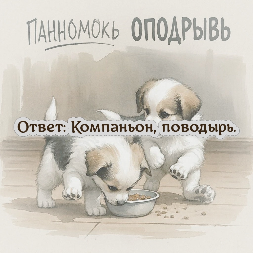 Компаньон, поводырь.