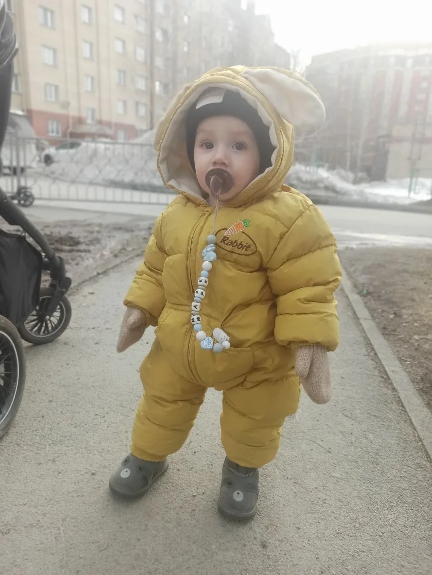 Наш самый маленький член семьи Марк. 