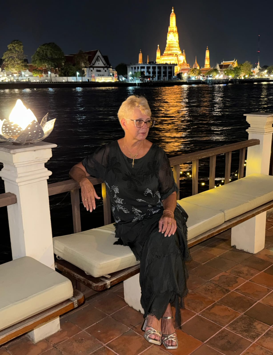 Редкие минуты передышки: река Чаопрайя и я. 