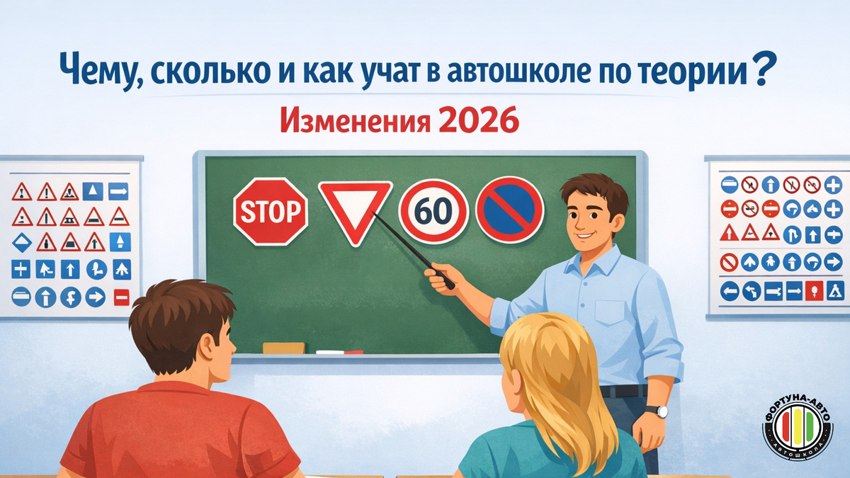 Теория в автошколле