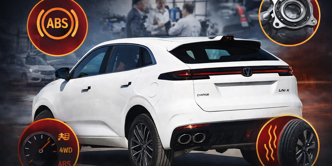 🚗 Changan UNI-K: почему "гудят" задние ступицы и как не переплатить за ремонт