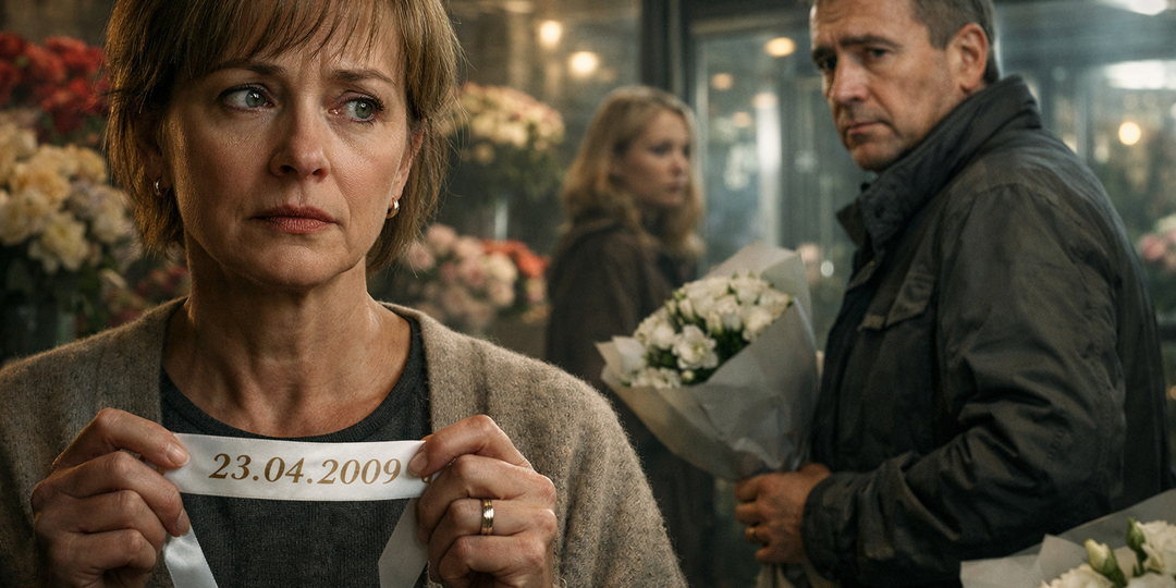 В цветочном павильоне муж заказал два одинаковых букета «по работе», но лента на одном оказалась с её старой датой