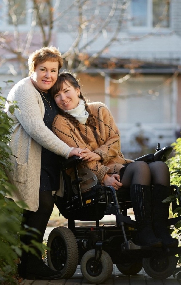 Портрет с мамой