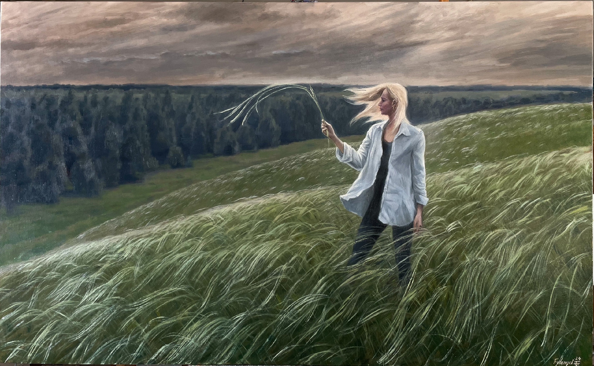 © Андрей Бубенцов. Направление ветра. Холст, масло. 80 х 130см. 2024.