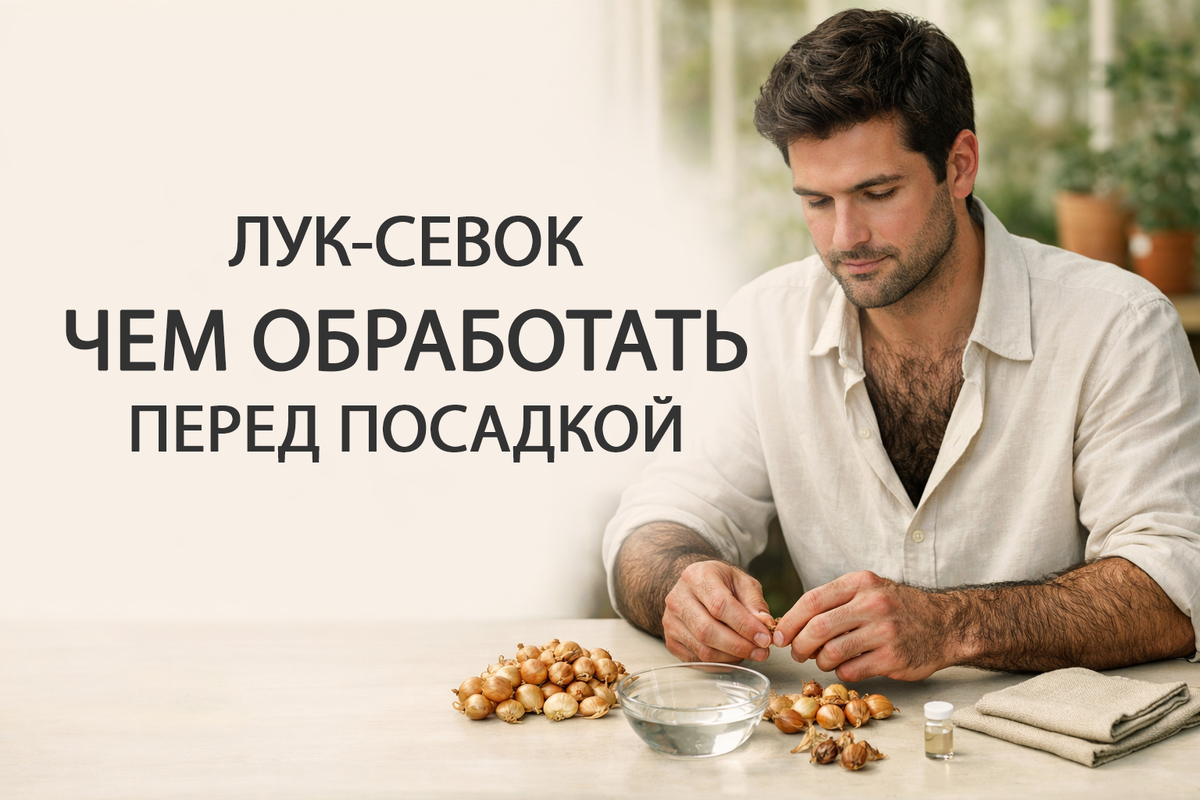 Лук-севок перед посадкой: чем обработать