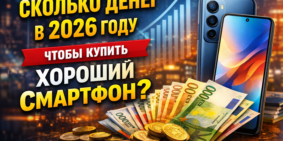 Сколько денег нужно в 2026 году, чтобы купить хороший смартфон