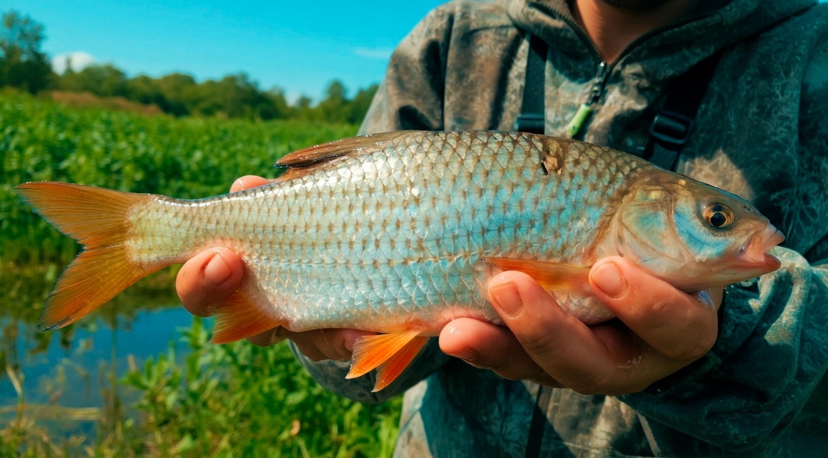 Крупная плотва любит "домашнюю" прикормку