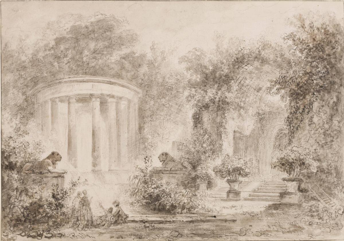 «Вида на парк» в Оберлине, 1760–67